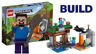 LEGO 21166 Minecraft: The 'Abandoned' Mine Unboxing Unpacking, review and point build. New model