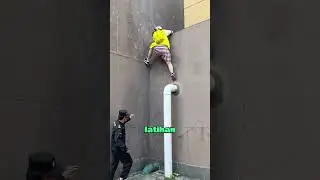 Aksi Parkour Paling Gila! Wanita Ini Tak Tersentuh Polisi!🔥 #Parkour #AksiMenegangkan