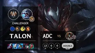 Talon ADC vs Jhin - EUW Challenger Patch 11.5