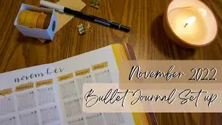 November 2022 Bullet Journal Set Up | KRAFT PAPER