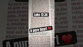 A pure heart is the best prescription for a long healthy happy life ❤️ #biblereading #verseoftheday