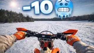 Enduro zimą?! ZABAWA TPI W ŚNIEGU !🔥 