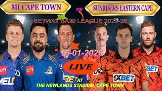 MI Cape Town vs Sunrisers Eastern Cape 26th Match #micapetown #sunriserseasterncape #sa20league