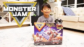 Monster Jam Toy Blastin Bones Playset Unboxing and Play #monsterjam #unboxing #toys