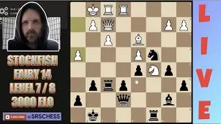 Stockfish 14 level 1 - 6 Speedrun attempt - Under an Hour Goal