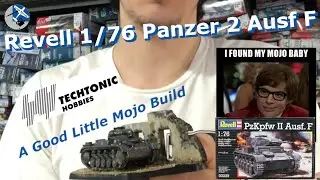 Revell 1/76 Scale Panzer 2 Part by Part Build (Stop Motion)
