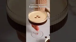 EASY 4 Ingredient Espresso Martini 😍 #easyrecipes