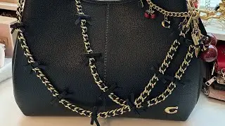 Coach Unboxing | Coach Leather Chain Strap With Bows