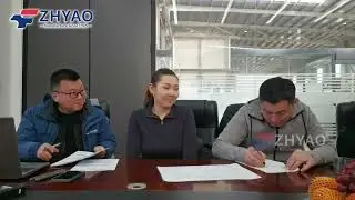 Client Impressed, Signs Contract On-Site During Factory Visit! #signcontract #powdercoatingline