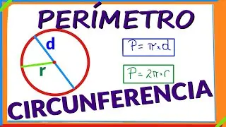 Como calcular el perímetro de la CIRCUNFERENCIA