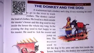 THE DONKEY AND THE DOG |(ENGLISH READER 6) | LESSON 4 | CLASS 6 | JAYA RAJPUT |UP BOARD | RAINBOW ||