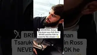 Arman Tsarukyan says Adin Ross NEVER paid what he owed 👀😳 #n3on #armantsarukyan #adinross