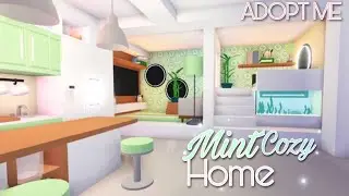 Mint Cozy Home 🌿 | Adopt Me Speed Build! Roblox