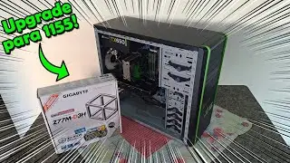 MONTANDO A PLATAFORMA 1155 | PENTIUM G620 | MOBO Z77M-D3H | RAM HYPERX 1333MHZ | TX650 | R9380 4GB!