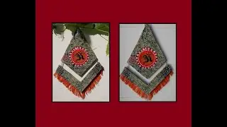 old cloth craft | reuse old cloth clothes | old clothes home decor idea / Monica Ratgali's diy craft