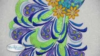 Mylar Paisley Peacocks
