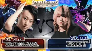 SF6 &mdash; [TACHIKAWA] ([C：VIPER]) vs [BETTY] ([C：JURI]) | Pro Match Analysis