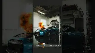 How too add Fire/water to your photos in seconds #photoshop #photoshoptutorial #aiphotoediting