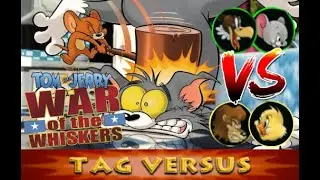Tom and Jerry in War of the Whiskers: Nibbles & Eagle Vs Duckling & Lion: Tag Versus (PCSX2)