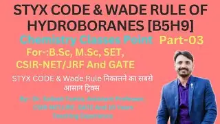 STYX CODE & WADE RULE OF HYDROBORANE, [B5H9] || For- B.Sc, M.Sc, SET, Lecturer, CSIR-NET/JRF & GATE