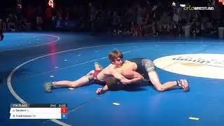 Junior FS 106 7th Place - Justin Cardani (IL) vs. Blake Fredrickson (CA)