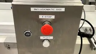 Inclusion depositing machine for chocolate or, the Inclusiomatic 3000