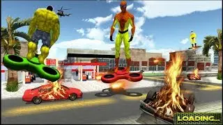 Superheroes Fidget Spinner Battle - Confun GameStudio - GamePlay Video for Android