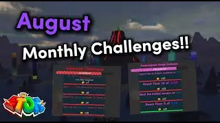 Finishing August Monthly Challenges!! | #2 | Roblox EToH