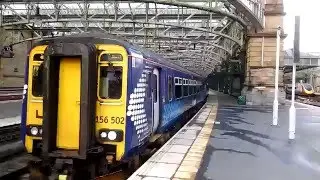 156502 departing Glasgow Central 28/4/16