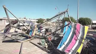 Palma Campania, crolla una giostra al luna park: dieci feriti