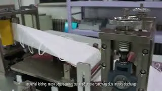 Richpeace Automatic Foldable Mask ContinuousProduction Line (Earloop Welding)