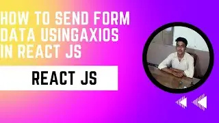 how to post form data using axios in reactjs || react tutorials||  #reactjstutorial  #reactjs
