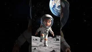 Can You Jump Over a House? 🏠🌕 Moon Gravity Fun! #shorts