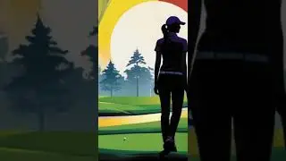Traditional Jazz Elegance Meets Nature in Golf Course Double Exposure Art #shorts