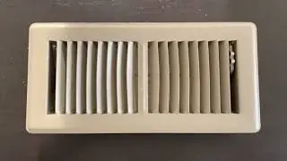 HVAC vent | Reducing airflow | 2 minutes job