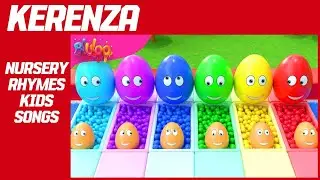 Counting 1 to 10 | Learning Count Surprise Eggs | Kerenza Nursery Rhymes & Kids Songs Collection