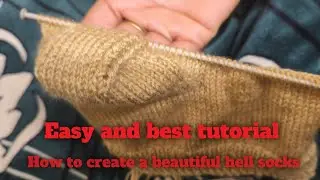 किसी भी साइज के लिए एड़ी बनाने का सही फॉर्मूला।। Free size socks 
