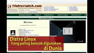 Distro Linux yang paling banyak digunakan di dunia, versi distrowatch.com