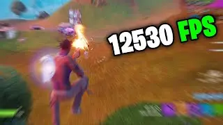 fortnite at the worlds HIGHEST FPS (SUPERCOMPUTER)