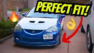 How To Install A WRX STI Lip On ACURA RSX