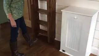 Joe&rsquo;s retractable ship&rsquo;s ladder for our small cottage
