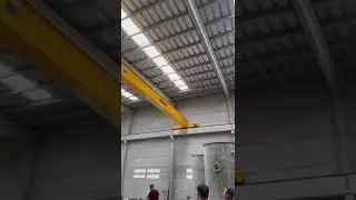 Low-head Room Design Hoist Overhead Crane at Brazil #crane