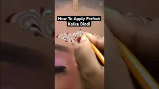 🫰How To Apply Perfect Kolka Bindi | Step-By-Step Tutorial | Traditional Beauty Look #bindi #makeup