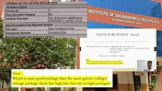 DR. BHIM RAO AMBEDKAR UNIVERSITY, AGRA (1510) || IET KHANDARI CAMPUS, AGRA || Honest Review ||Subrat