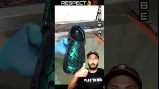 Amazing Crocs Paint🎨👌💯#reaction#respect#paint#shoe#art#trending#shortsfeed#shorts