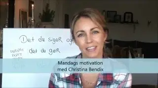 Lykken bor i nuet - mandags motivation fra Christina Bendix
