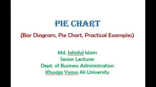 Pie Chart I Bar Diagram I Practical Examples