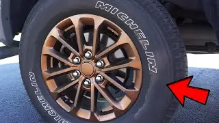 Покрасил диски в медный цвет с помощью Plasti Dip Metalizer! (2020 Lead Foot Gray F150)