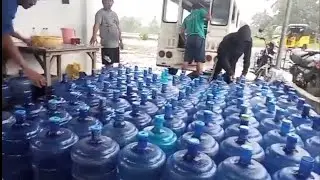 1st day my work at water station