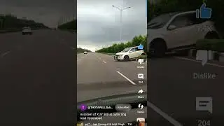 XUV500 accident in outer ring road Hyderabad